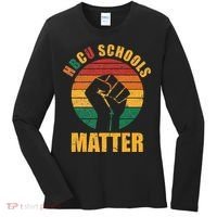 HBCU Schools Matter Historical Black College Women's Long Sleeve Shirt thumb 0