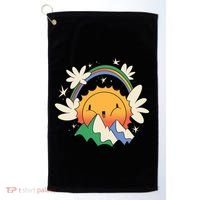 Happy Sun Mountain Rainbow Golf Towel thumb 0