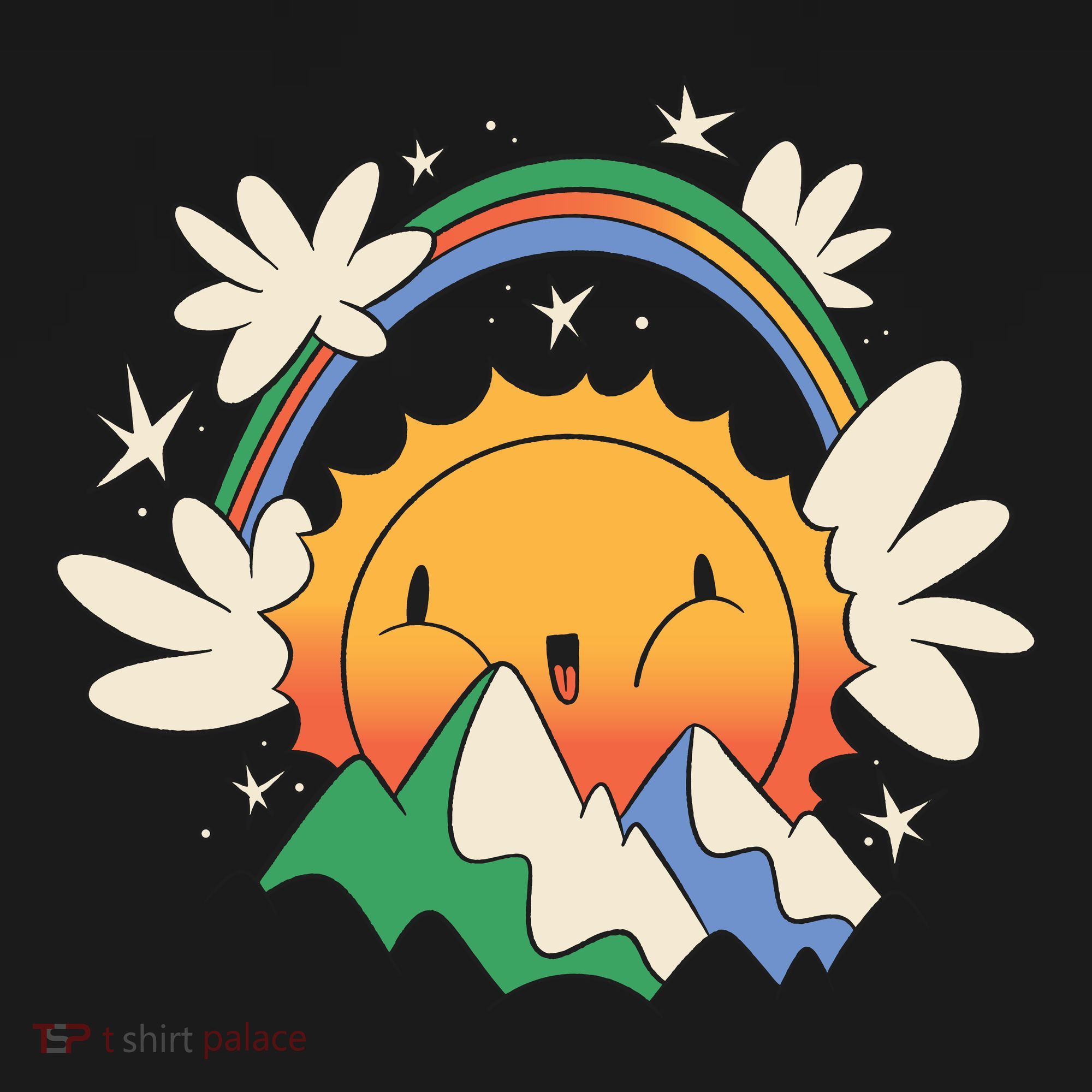 Happy Sun Mountain Rainbow Visor