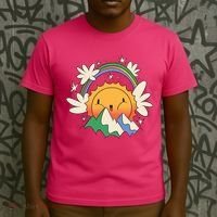 Happy Sun Mountain Rainbow T-Shirt thumb 3