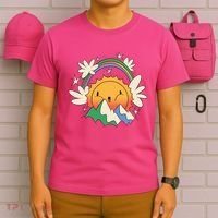 Happy Sun Mountain Rainbow T-Shirt thumb 6