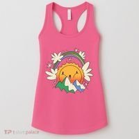 Happy Sun Mountain Rainbow Women's Tank Top thumb 0