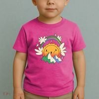 Happy Sun Mountain Rainbow Toddler T-Shirt thumb 2