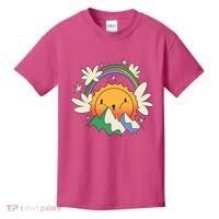 Happy Sun Mountain Rainbow Kids T-Shirt thumb 0