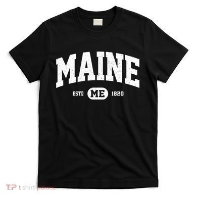 Home State Maine Established T-Shirt