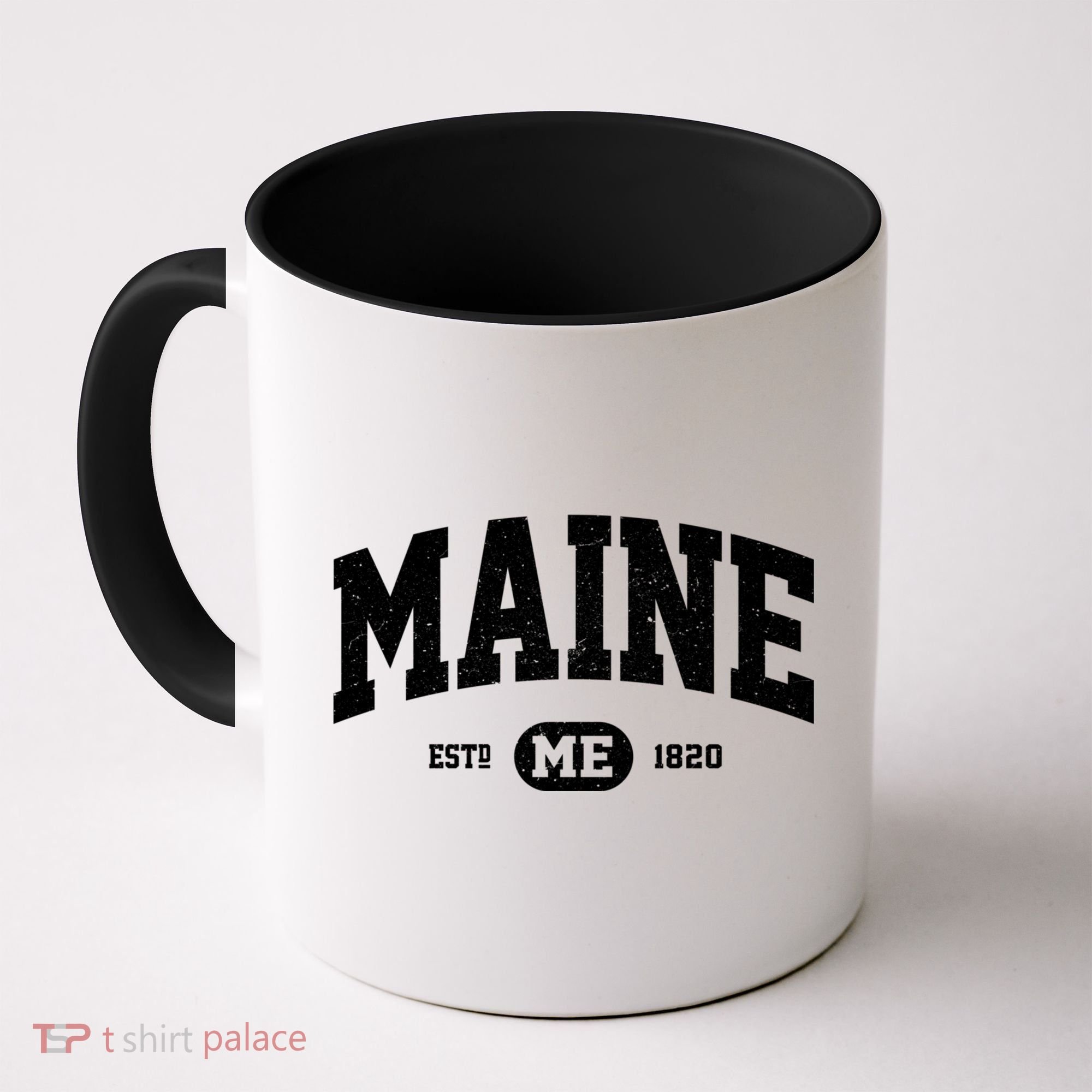 Home State Maine Established Coffee Mug