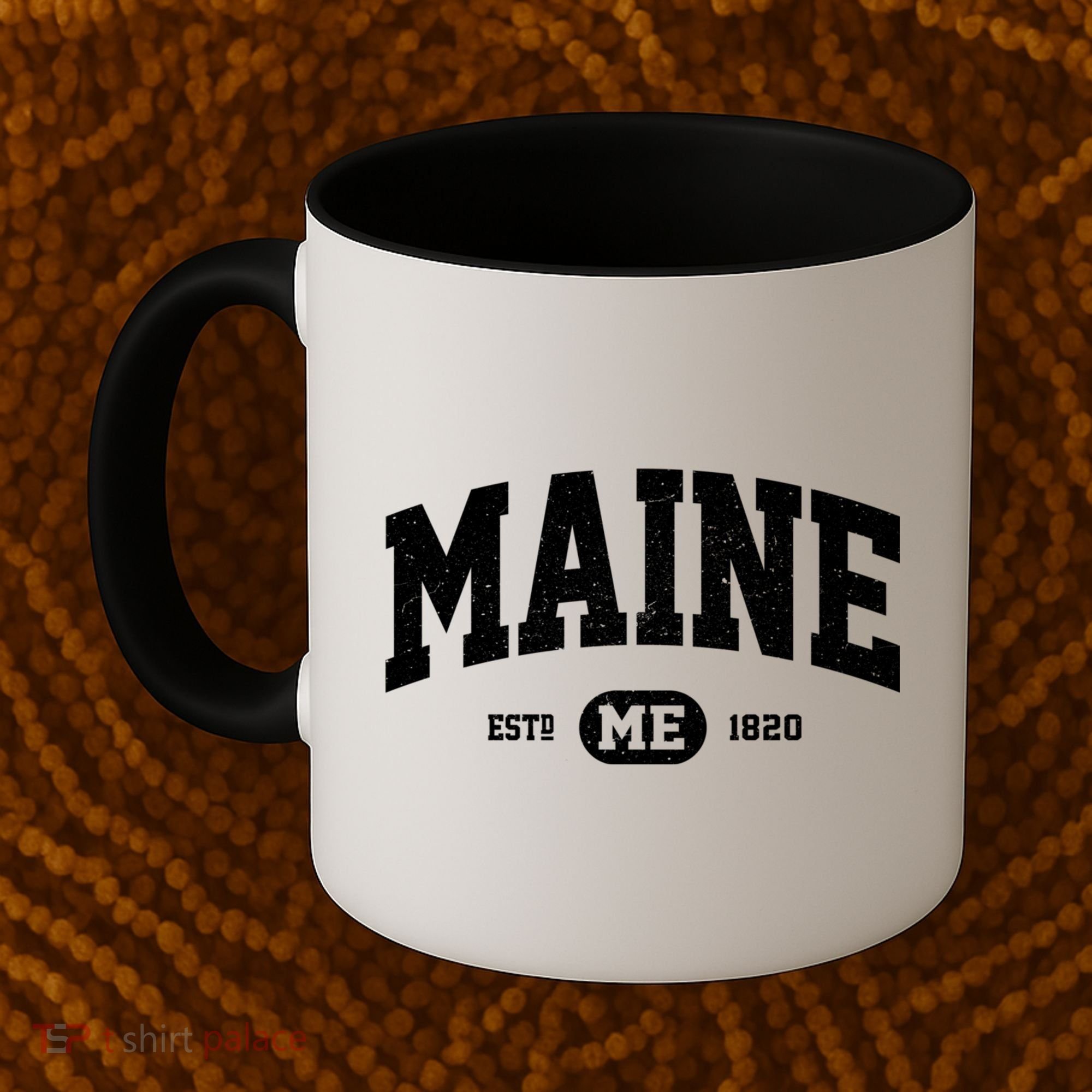 Home State Maine Established Coffee Mug