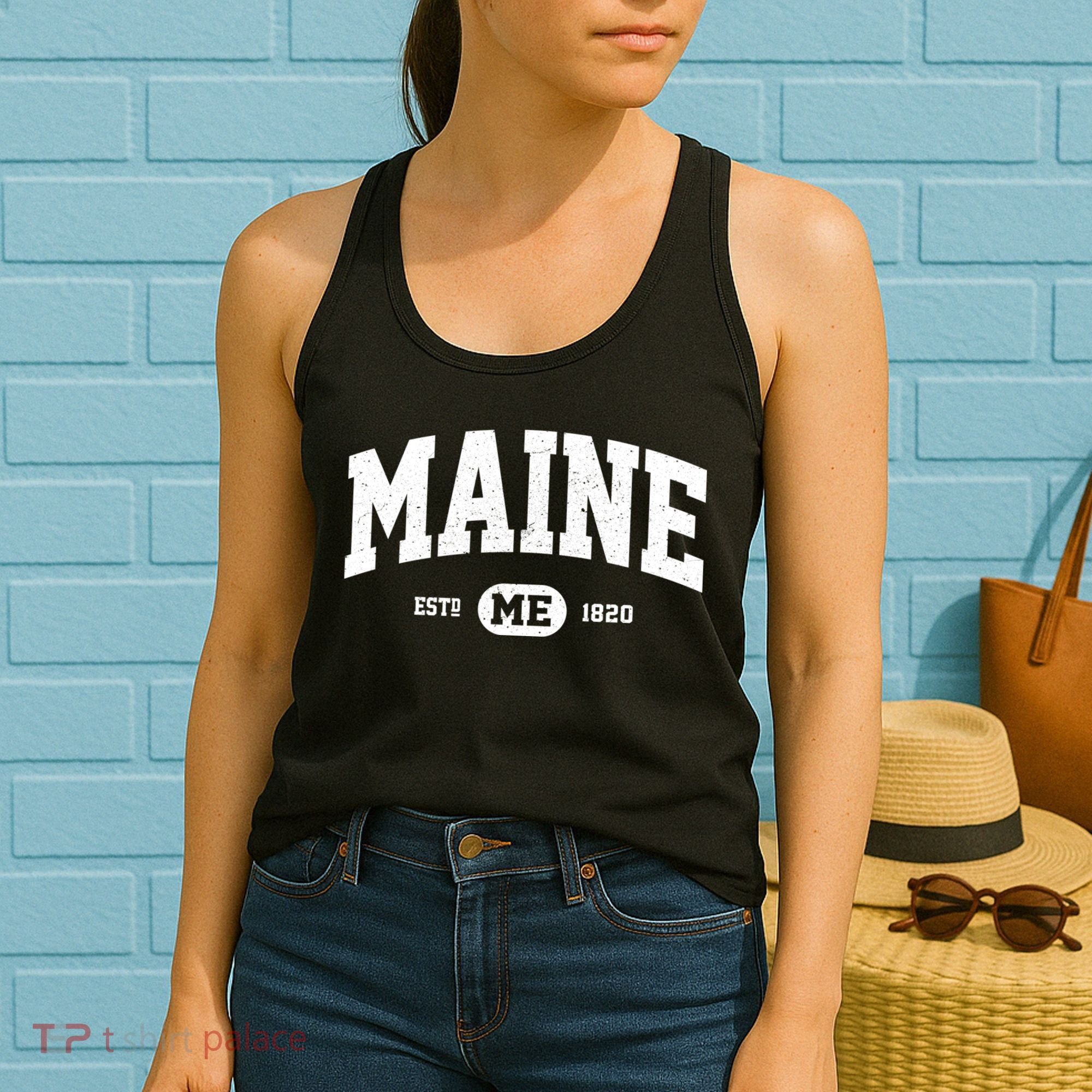 Home State Maine Established Women's Tank Top