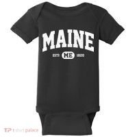 Home State Maine Established Baby Bodysuit thumb 0