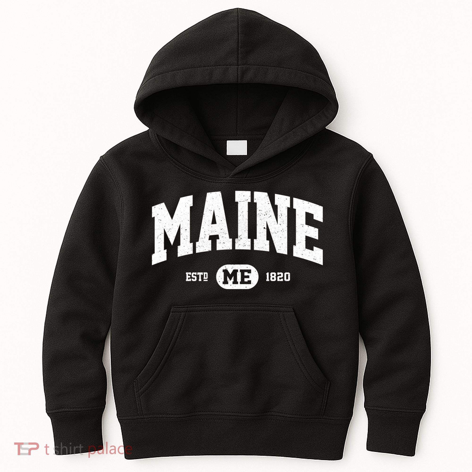 Home State Maine Established Kids Hoodie