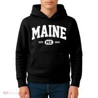 Home State Maine Established Kids Hoodie thumb 4