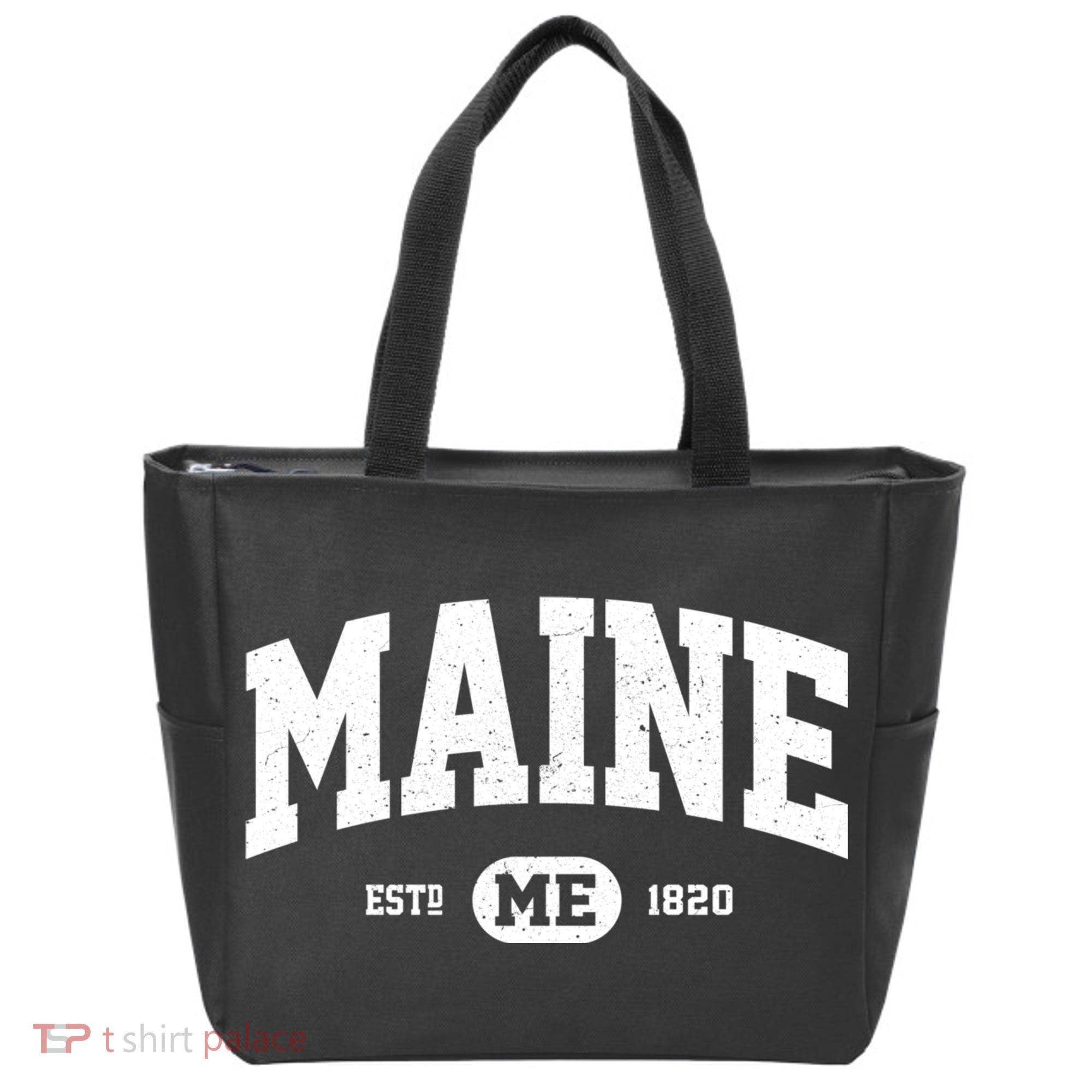 Home State Maine Established Tote Bag