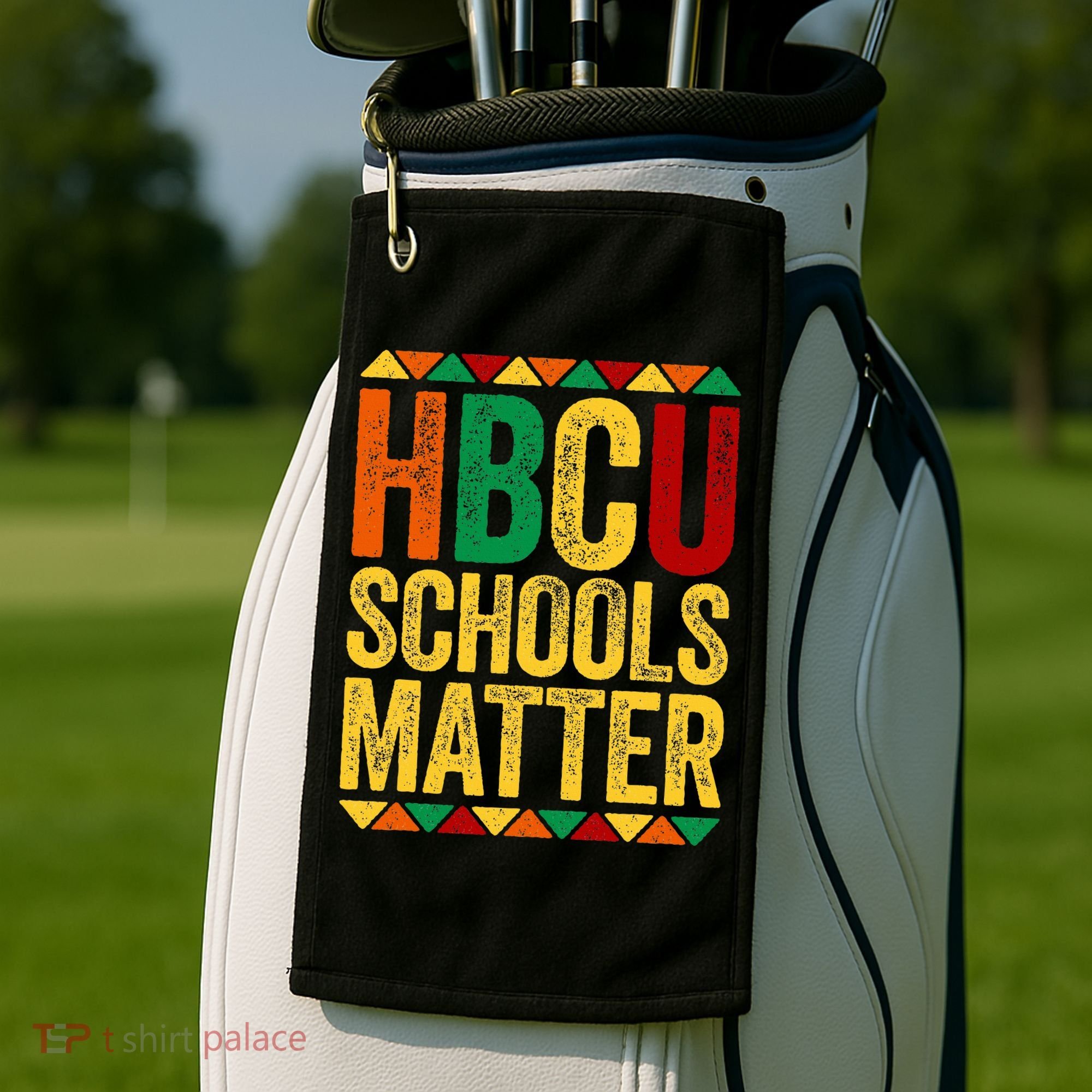 HBCU Schools Matter  Historical Black College Alumni  Golf Towel
