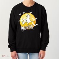 Halloween Spooky Moon Flying Witch Women's Sweatshirt thumb 0