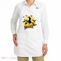 Halloween Spooky Moon Flying Witch Apron thumb 2