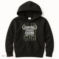 Hunting Solves Most Of My Problems Fishing The Rest Funny Kids Hoodie thumb 0