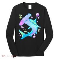 Hammerhead Shark Marine Life Gift Long Sleeve Shirt thumb 0