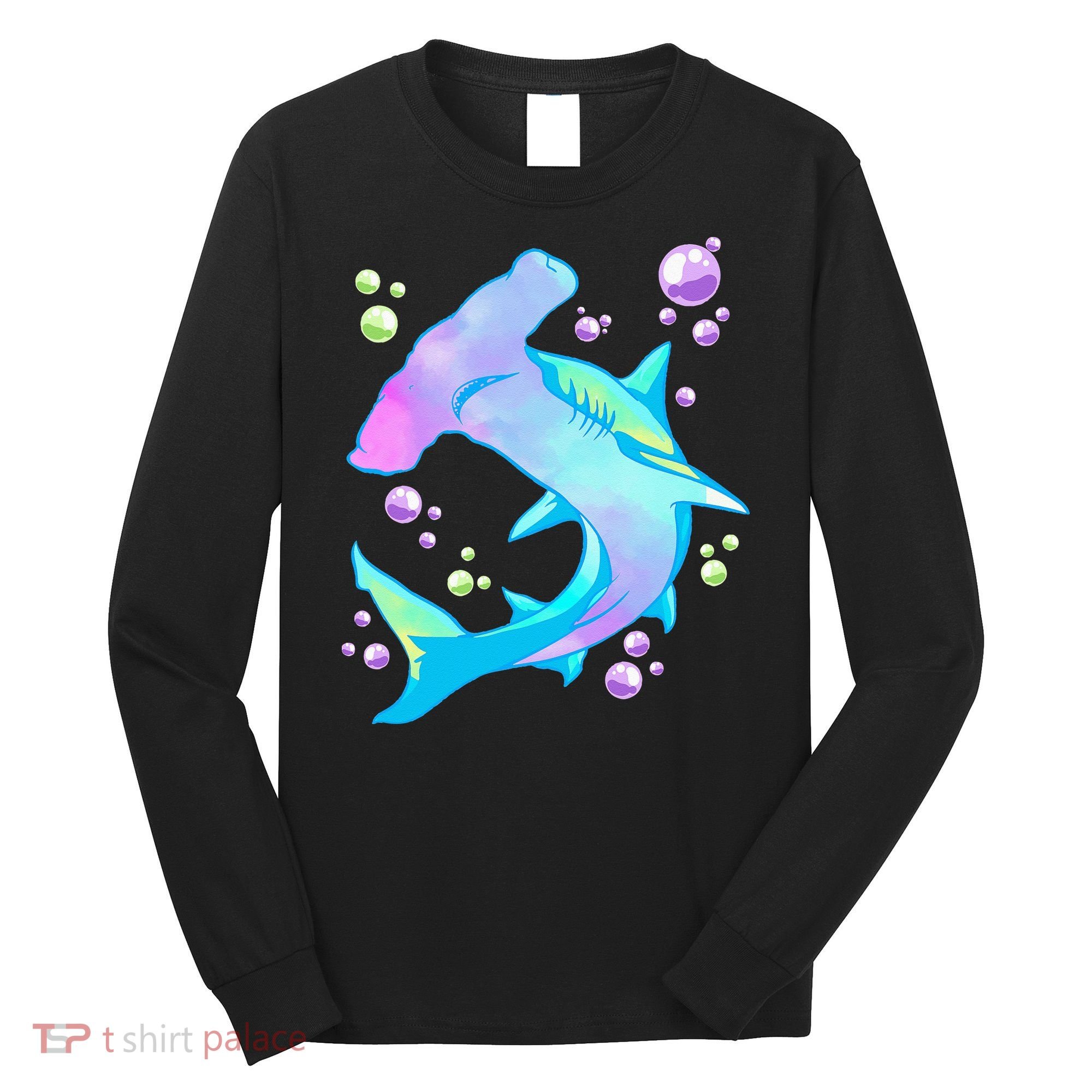 Hammerhead Shark Marine Life Gift Long Sleeve Shirt
