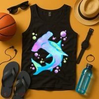 Hammerhead Shark Marine Life Gift Tank Top thumb 4