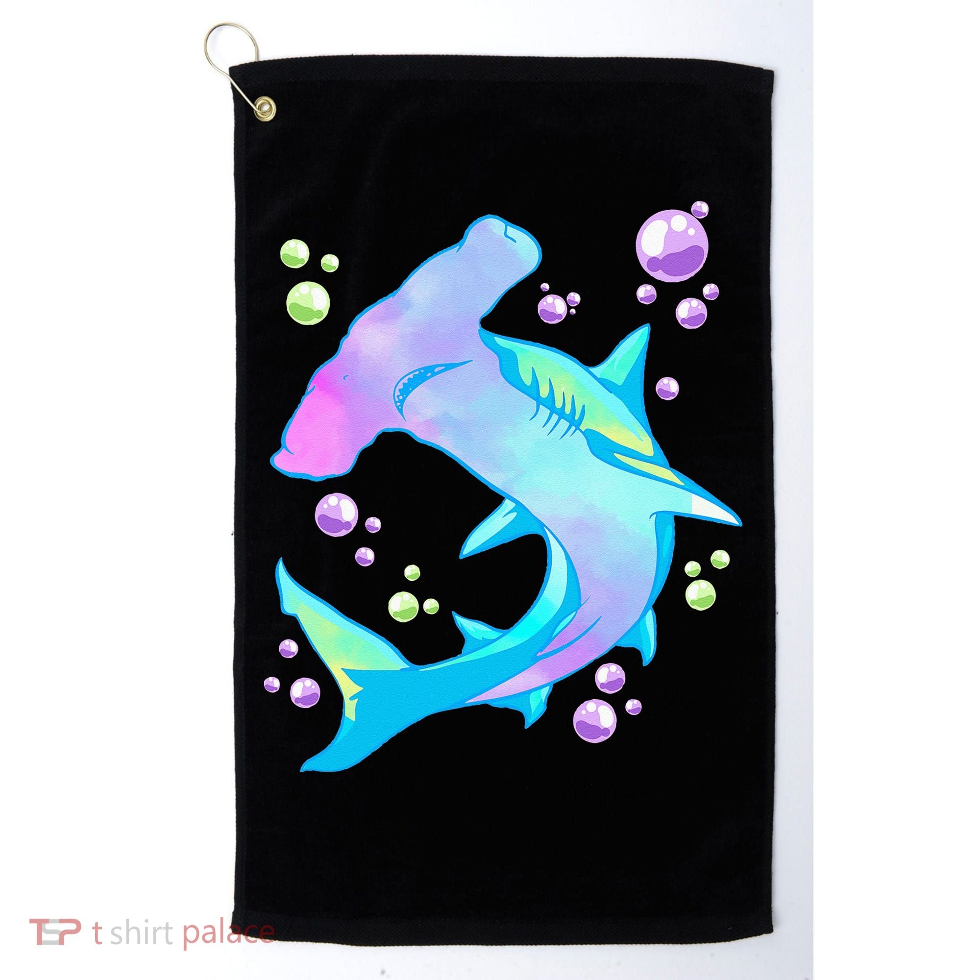 Hammerhead Shark Marine Life Gift Golf Towel