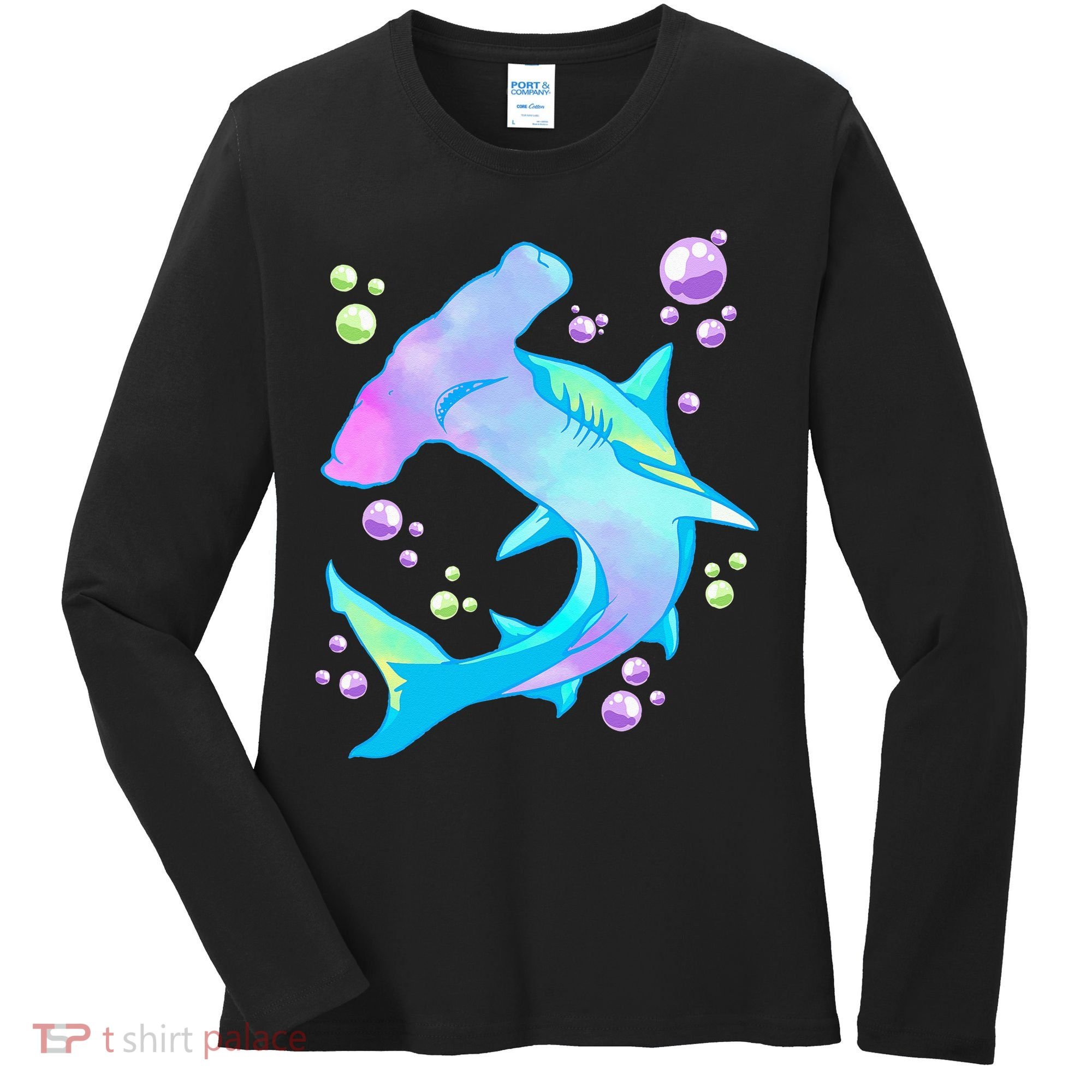 Hammerhead Shark Marine Life Gift Women's Long Sleeve Shirt