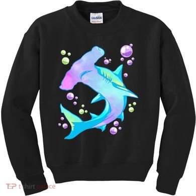 Hammerhead Shark Marine Life Gift Kids Sweatshirt