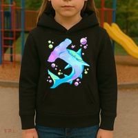 Hammerhead Shark Marine Life Gift Kids Hoodie thumb 3