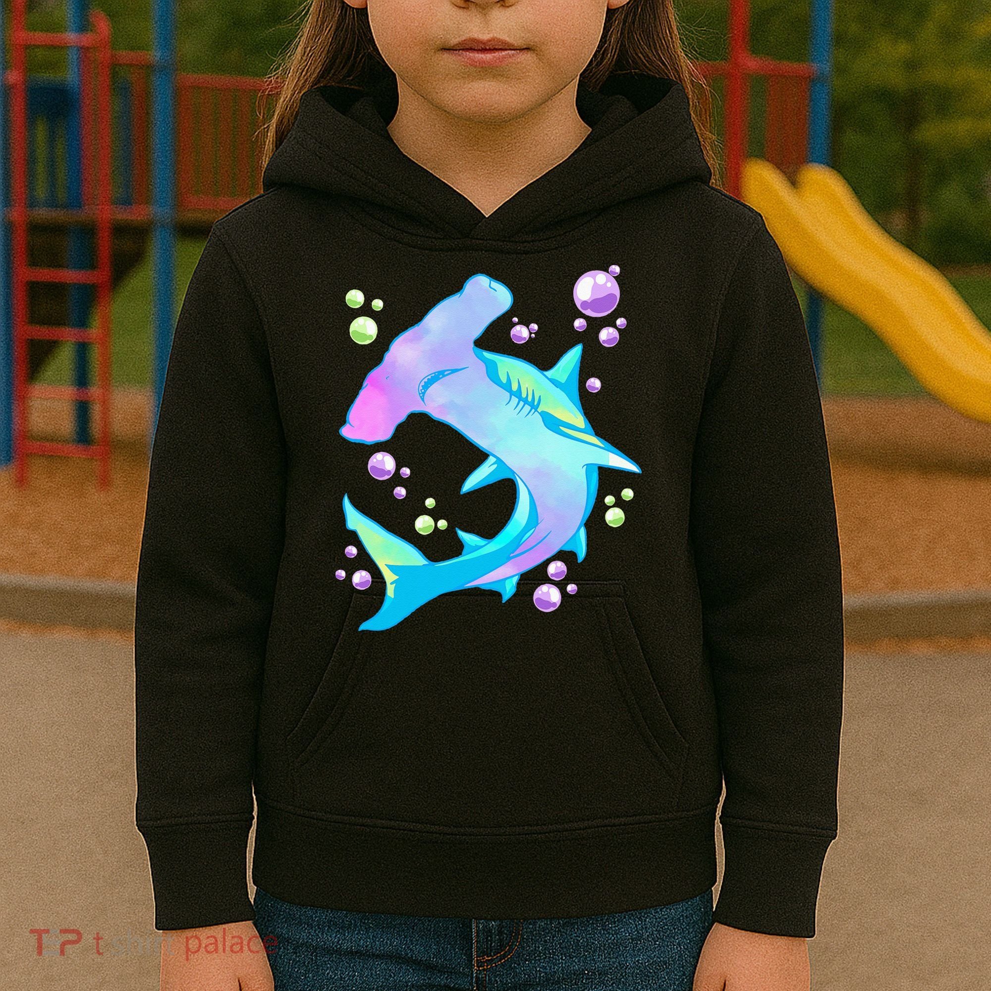 Hammerhead Shark Marine Life Gift Kids Hoodie