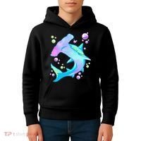 Hammerhead Shark Marine Life Gift Kids Hoodie thumb 4