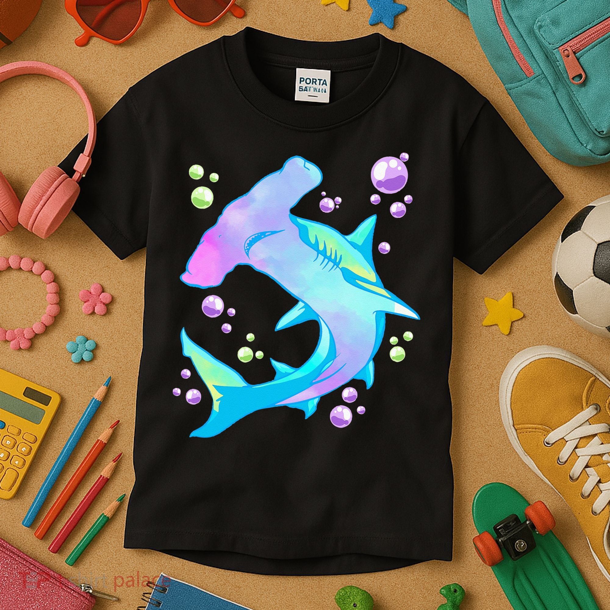 Hammerhead Shark Marine Life Gift Kids T-Shirt