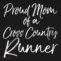 High School Mom Run Gift Proud Mom Of A Cross Country Runner Meaningful Gift Women's Hoodie thumb 2