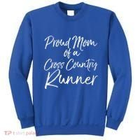 High School Mom Run Gift Proud Mom Of A Cross Country Runner Meaningful Gift Sweatshirt thumb 0