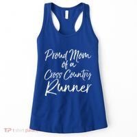 High School Mom Run Gift Proud Mom Of A Cross Country Runner Meaningful Gift Women's Tank Top thumb 0