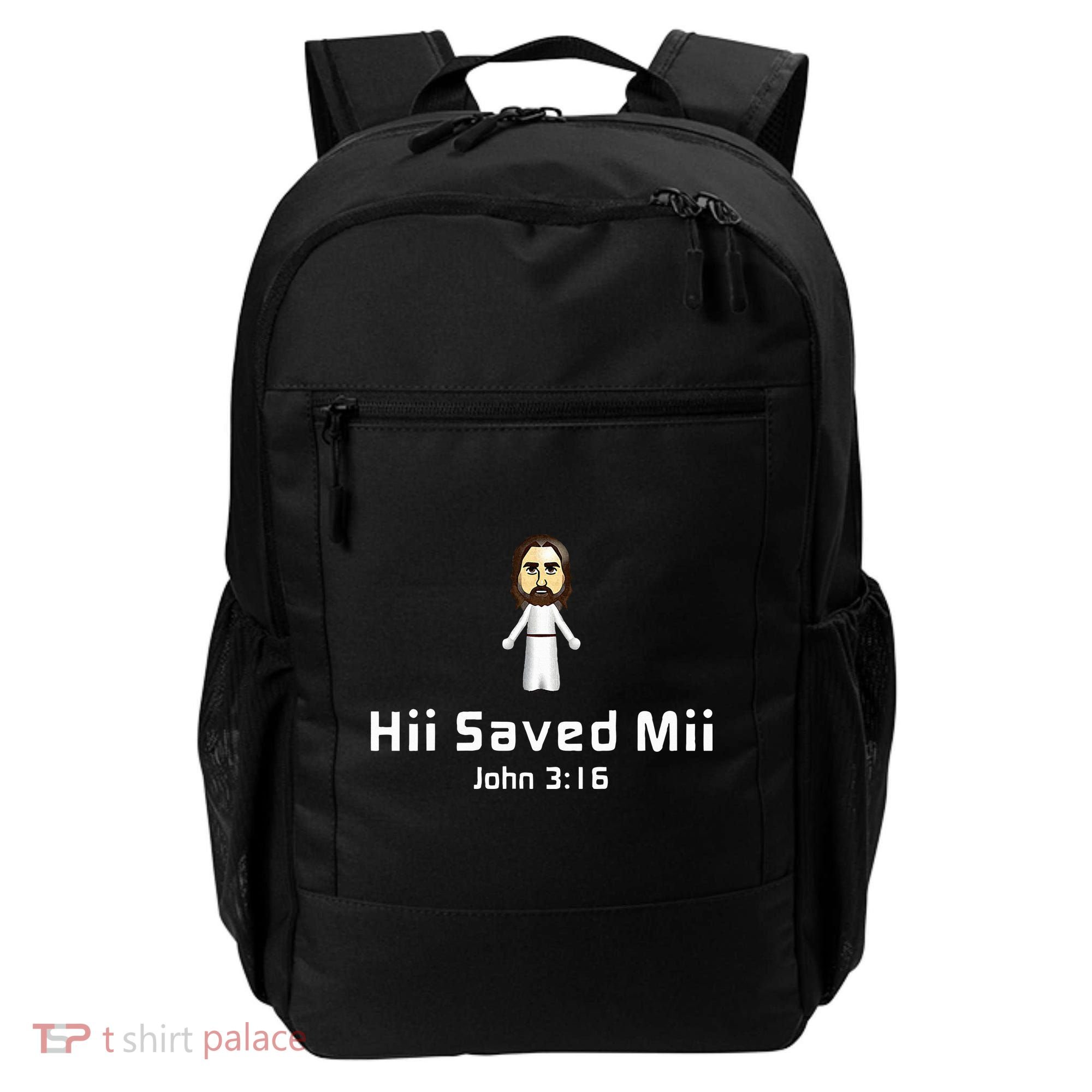 Hii Saved Mii John 316 Jesus Backpack