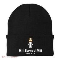 Hii Saved Mii John 316 Jesus Beanie thumb 0