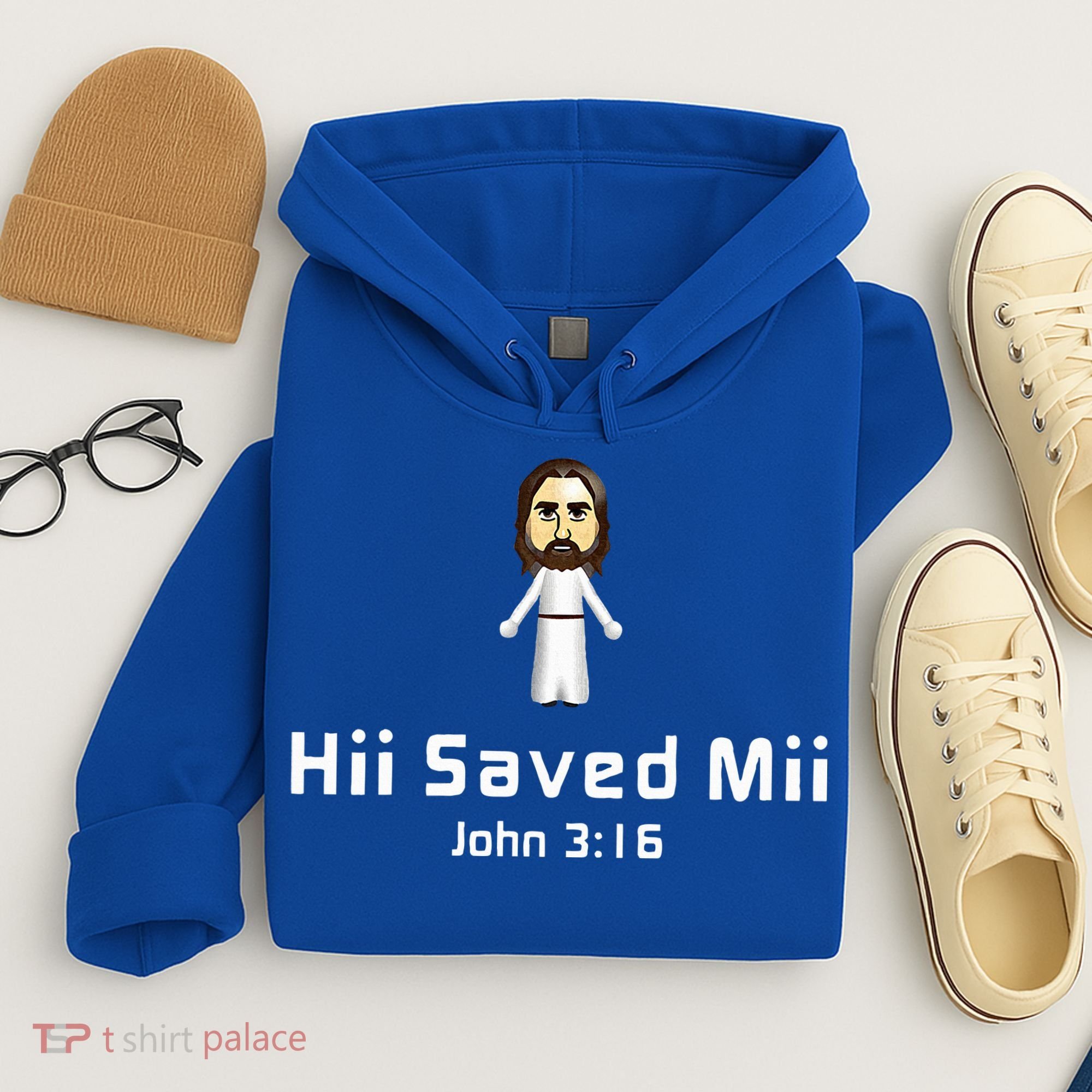 Hii Saved Mii John 316 Jesus Hoodie