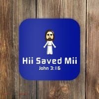 Hii Saved Mii John 316 Jesus Coaster thumb 0