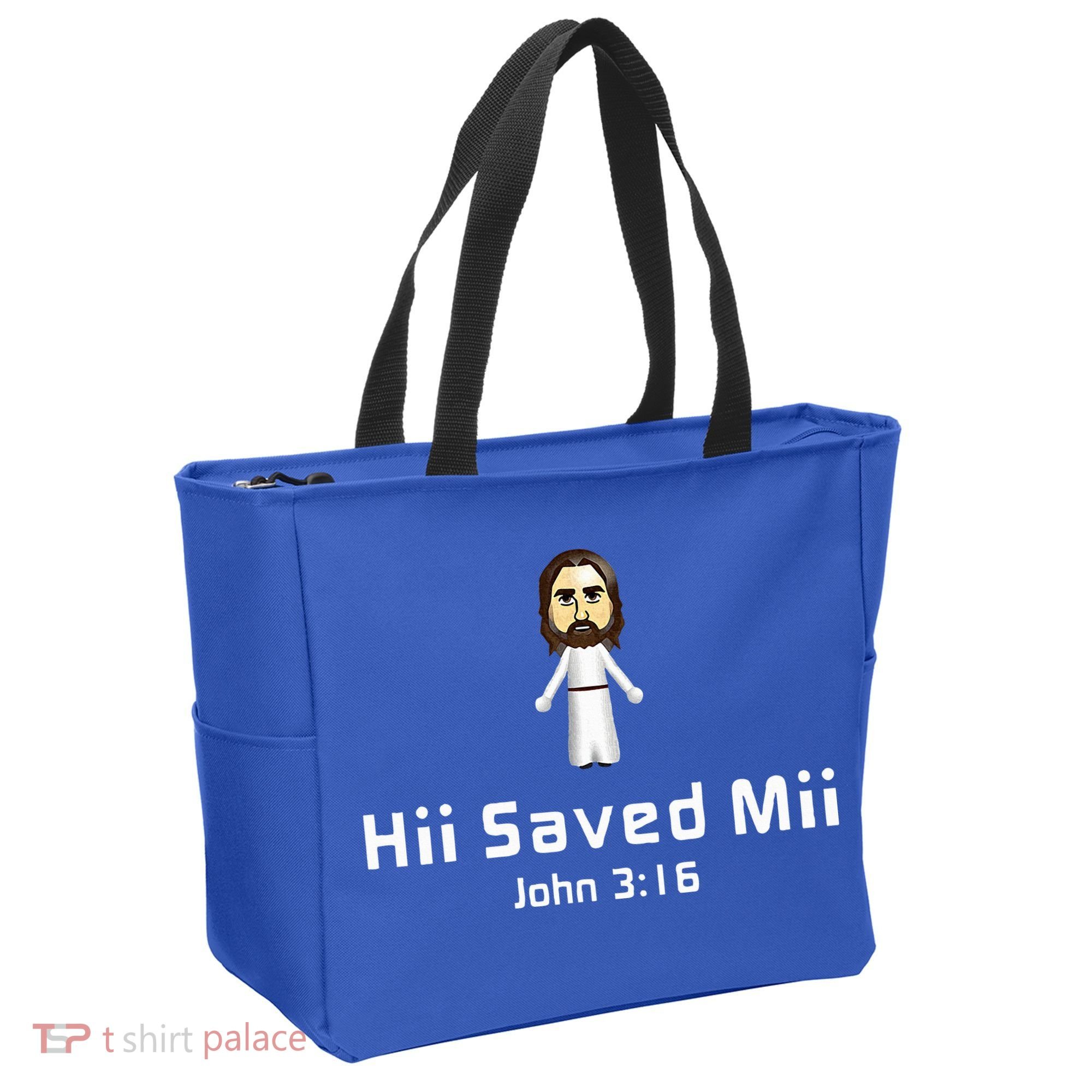 Hii Saved Mii John 316 Jesus Tote Bag