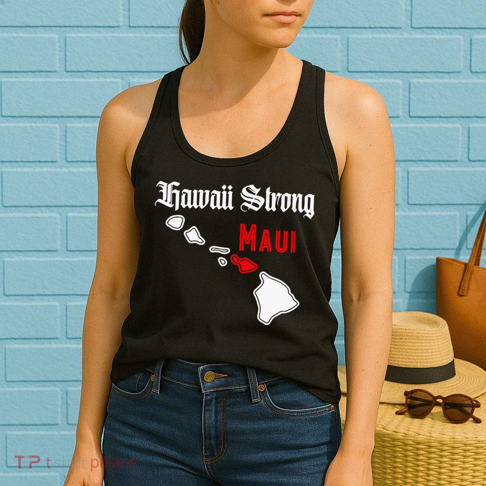 Hawaii Strong Maui Gift Women's Tank Top