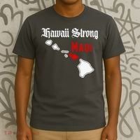 Hawaii Strong Maui Gift T-Shirt thumb 3
