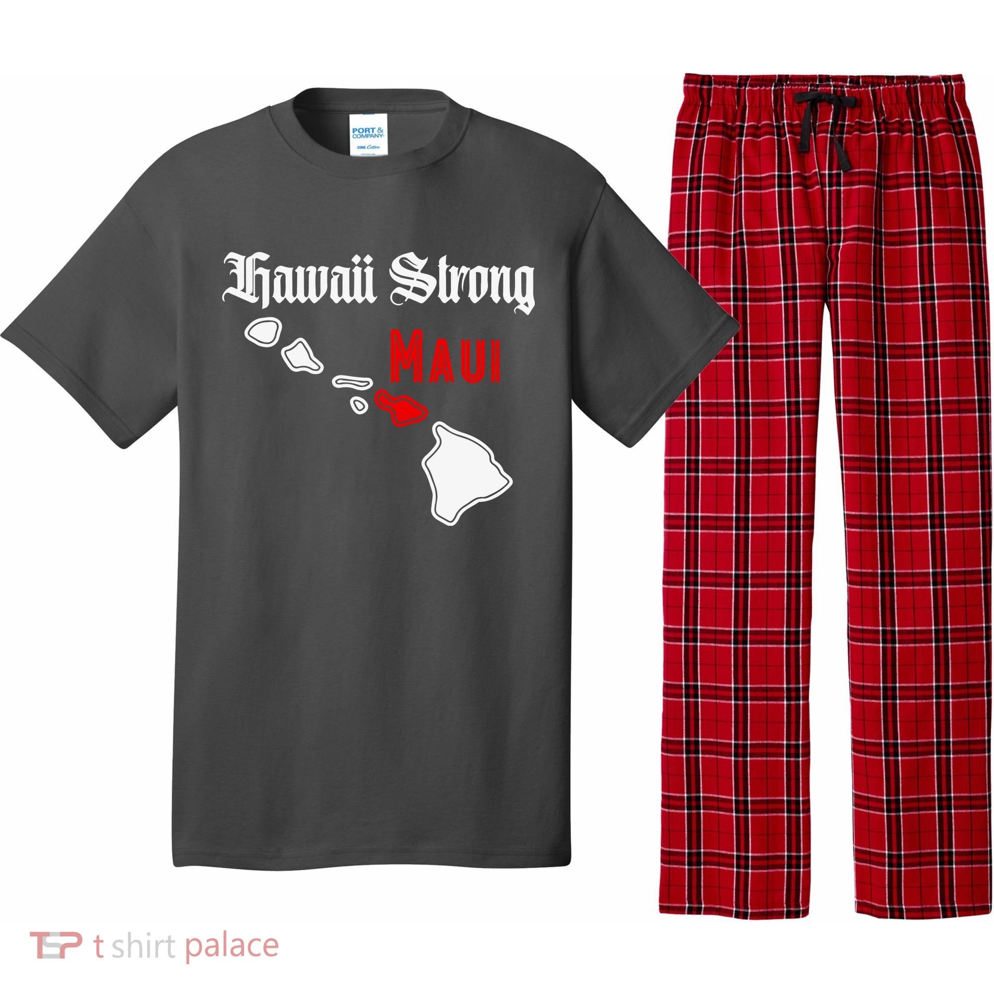 Hawaii Strong Maui Gift Pajama Set