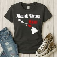 Hawaii Strong Maui Gift Women's T-Shirt thumb 3