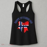 Happy Syttende Mai Coquette Patriotic Bows Retro Norway Women's Tank Top thumb 3