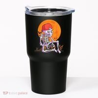 Halloween Shirt Men Boys Gamer Gaming Skeleton Tumbler thumb 0