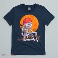 Halloween Shirt Men Boys Gamer Gaming Skeleton T-Shirt thumb 5