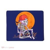 Halloween Shirt Men Boys Gamer Gaming Skeleton Mousepad thumb 0
