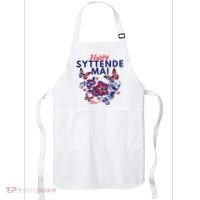Happy Syttende Mai 17 May Norway Rosemaling Butterflies Flag Apron thumb 0
