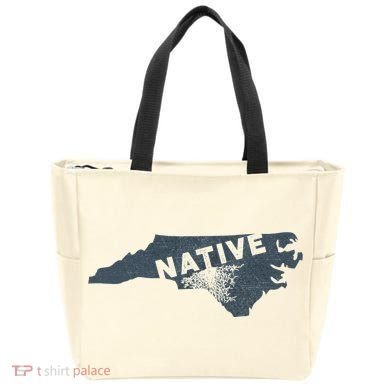 Home State Native North Carolina Tote Bag