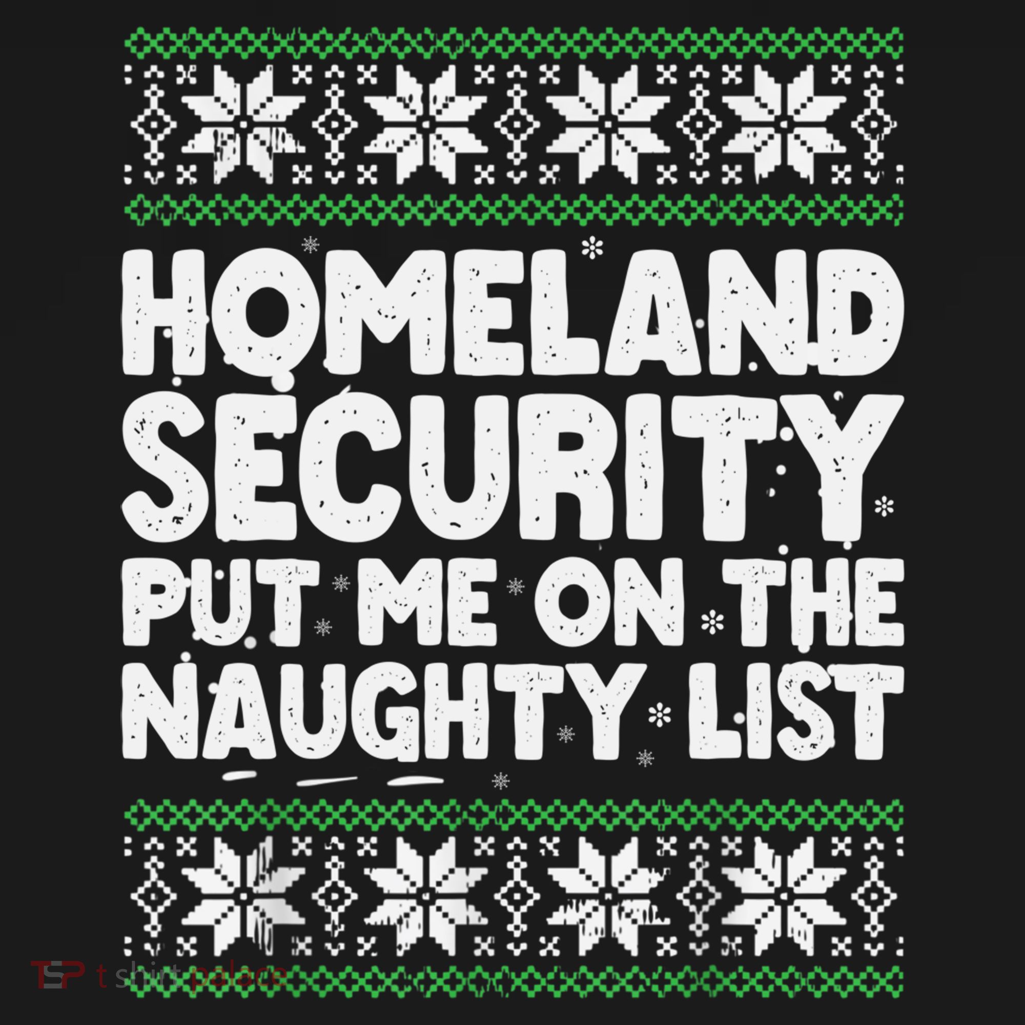 Homeland Security Naughty List Christmas Great Gift Doggie Tank