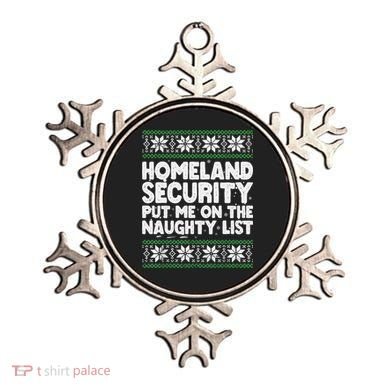 Homeland Security Naughty List Christmas Great Gift Ornament